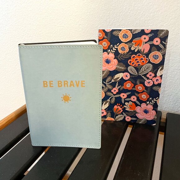 2 Journal Set. Be Brave Journal + companion mini Journal - Picture 3 of 9